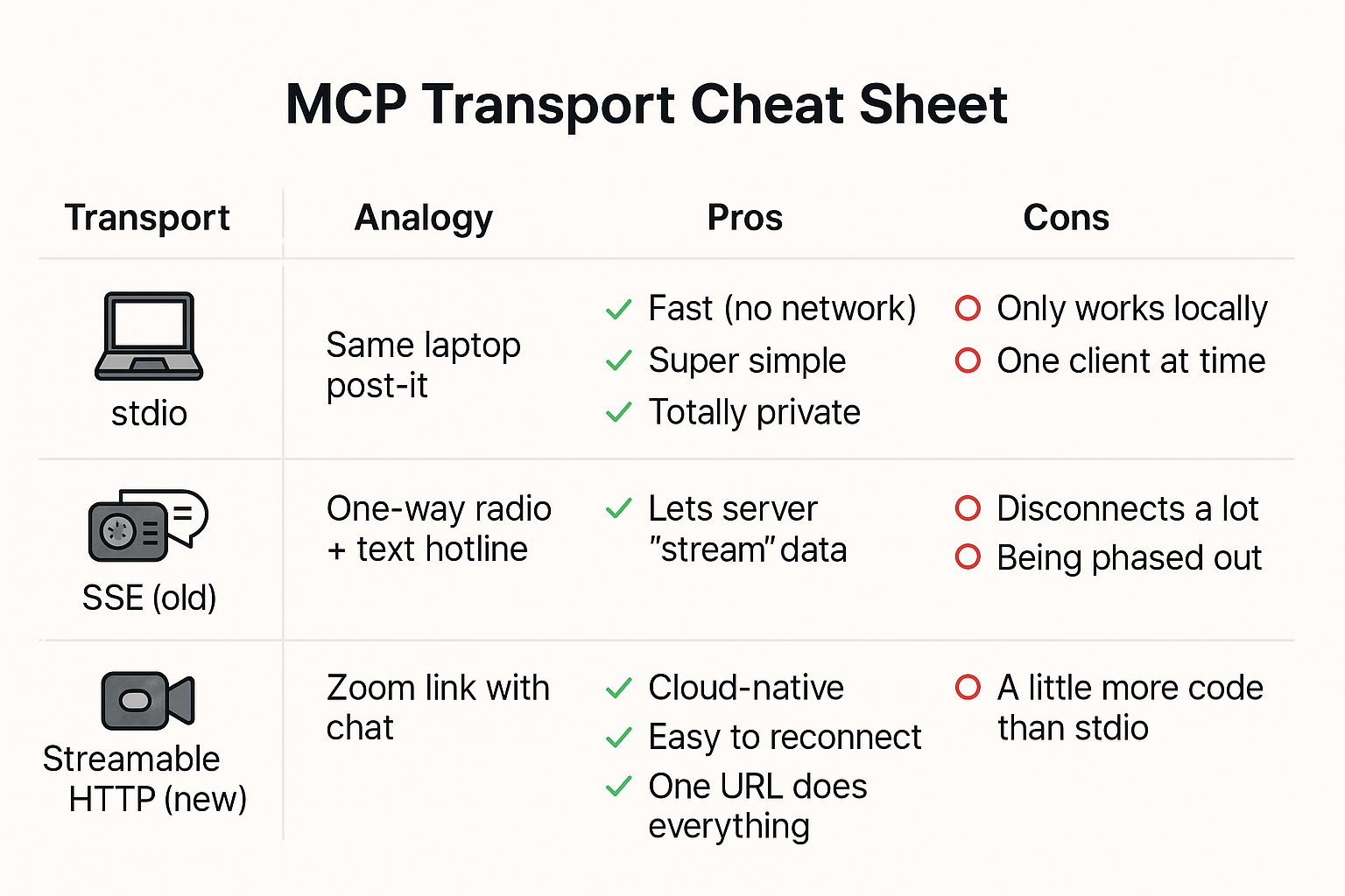 MCP Transport Mechanisms Overview